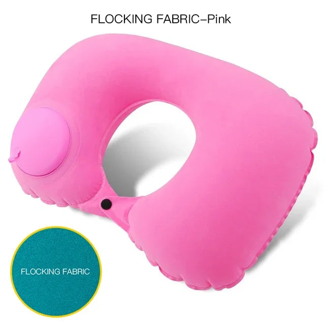 🦢 GooseHold™ Inflatable Travel Pillow