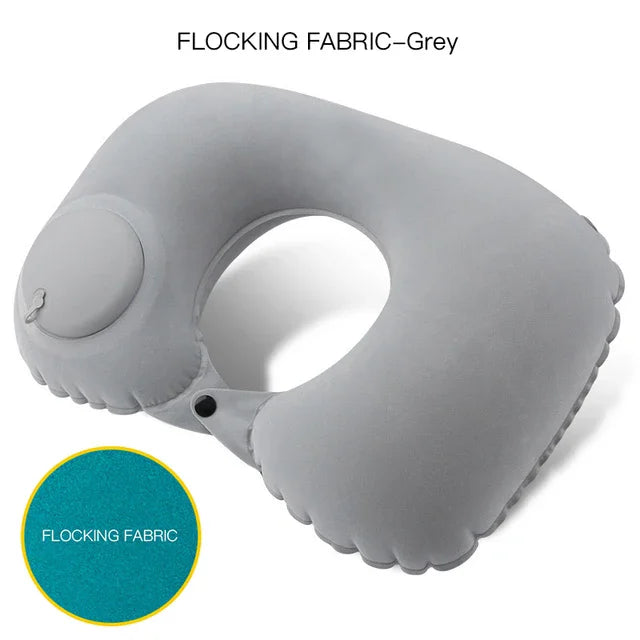 🦢 GooseHold™ Inflatable Travel Pillow