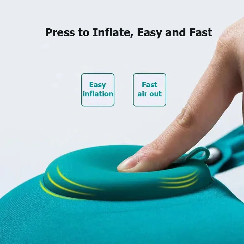 🦢 GooseHold™ Inflatable Travel Pillow